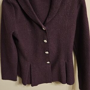 Alexandra Bartlett Purple Blazer